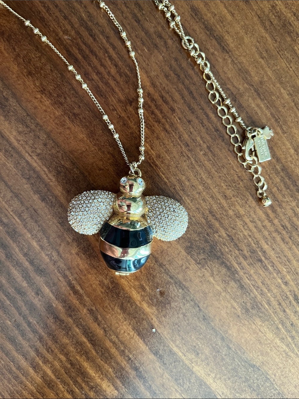 Kate Spade Queen Bee Locket Pendant Necklace